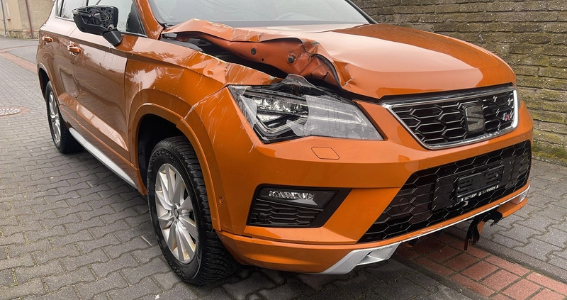 Seat Ateca cena 48500 przebieg: 201427, rok produkcji 2018 z Rakoniewice małe 326